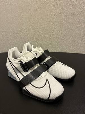 Nike Romaleos 4 Weightlifting Shoes CD3463-101 White Black Men