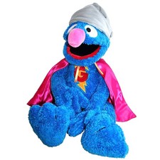 Super Grobi | Hand-Puppe | Sesamstrasse | 75 cm | Pl&uuml;sch-Figur