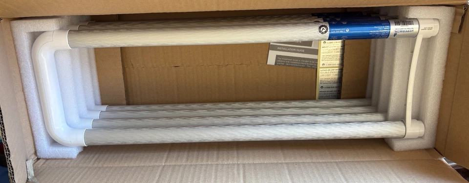 4 Hyperikon T8 LED Light Tube U-Tube U Shape 2x2 Light 18W 4000K Clear 100-277V - Image 3 of 4