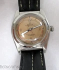 VINTAGE ROLEX OYSTER PERPETUAL BUBBLEBACK WATCH 2940 PINK DIAL MENS STAINLESS
