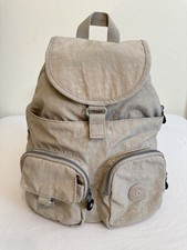 Kipling Firefly Backpack Golden Tan Beige Medium Backpack Clean No Monkey Charm WOMEN main image 3