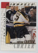1997-98 Pinnacle Be A Player Auto Anson Carter #67 Auto 1t1u