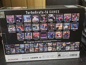 TurboGrafx-16 Mini Duo Console TURBO GRAFX 2020 HDMI With Two Controllers. Works