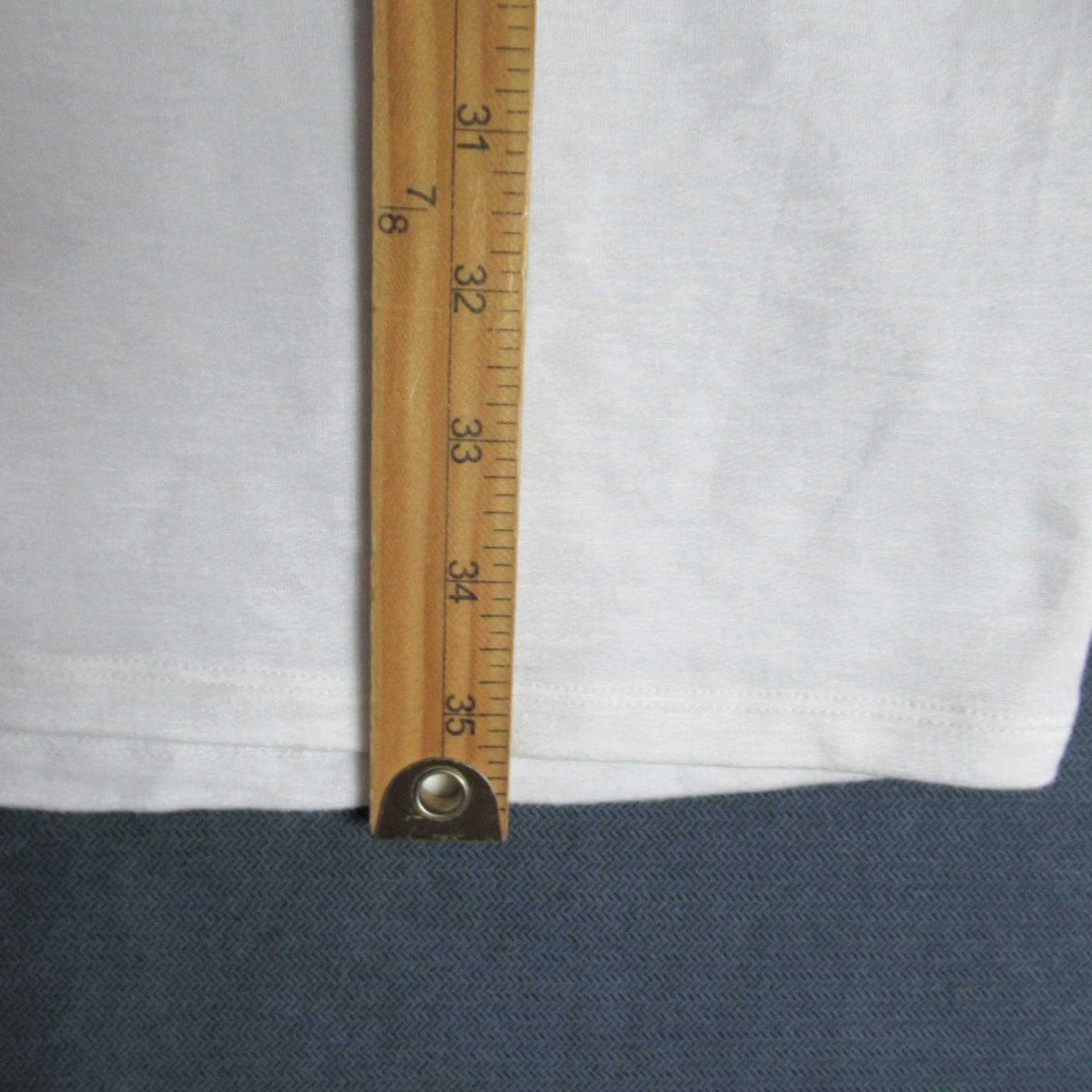 VETEMENTS Popolare 21 Abito Donna Grande Bianco Finto Nodo Top Morbido Preparazione Manica Corta Estivo