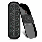 W1 2.4G Wireless Keyboard Air Mouse IR Remote TV PC C5R9