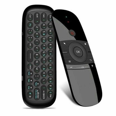 W1 2.4G Kabellose Tastatur Air Maus IR Fernbedienung TV PC C5R9