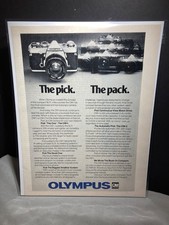 Vintage Original Print Ad 1978  OLYMPUS OM-1  The Pick  OM System