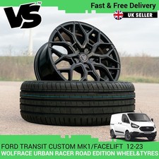 FOR FORD TRANSIT CUSTOM MK1 WOLFRACE URBAN RACER ROAD EDITION WHEELS AND TYRES