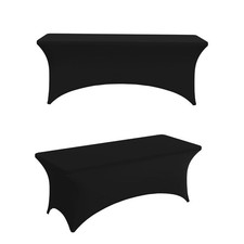 Customized Tablecloth 4 FT 6 FT, Personalized Polyester Table Cover