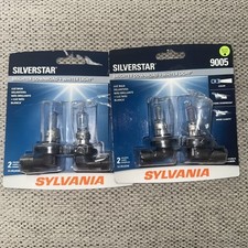 Qty 4 Sylvania Silverstar 9005 Halogen Lamps