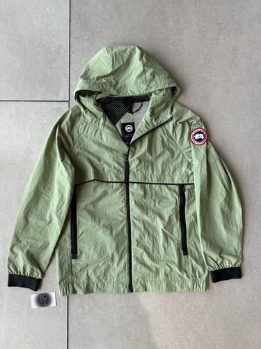 Canada Goose - Faber Logo-Appliqud Shell Hooded Jacket, Green Size M NWT