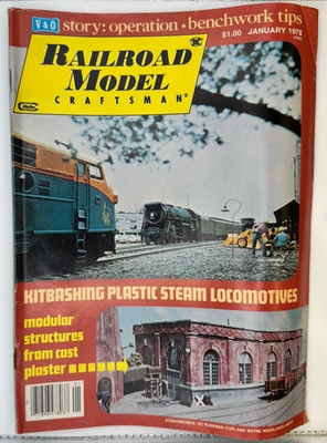 #ad #ad Railroad Model Craftsman January 1978 Kitbashing Plastic Steam Locomotives $14.95
