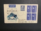 Australia 1955 FDC 1st day cover to President of USA Australia Friendship Perth