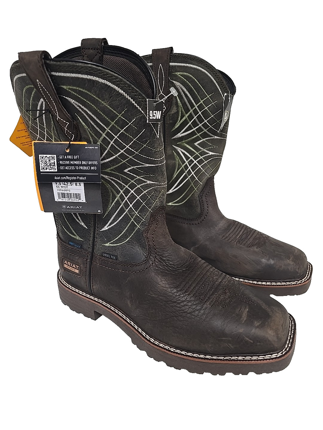 's 10060892 Activator Waterproof Steel Toe Work Boot Brown S
