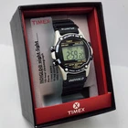 Vintage TIMEX Atlantis 100 Indiglo T77511 WR 100 Alarm Chrono Timer Men's Watch