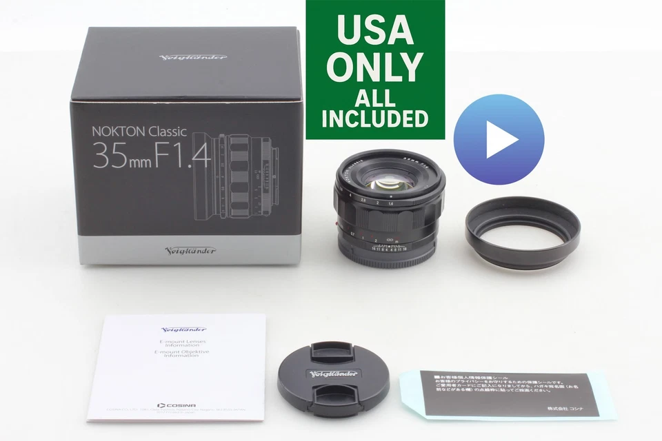 [Excelente como nuevo] Voigtlander NOKTON Classic 35 mm F/1,4 para montaje... - Imagen 2 de 4