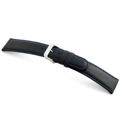 Saddler's Leather Watch Band | Arizona | Ocean Blue