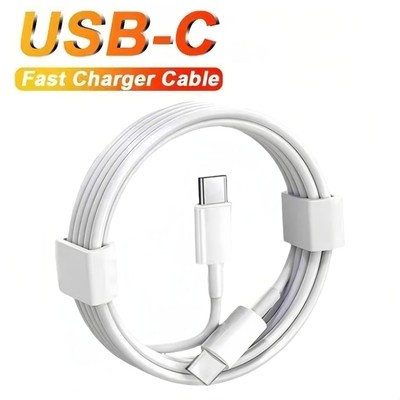 100W Dual USB-C Fast Charging Cable 5APower Delivery High-Speed Data Transfer