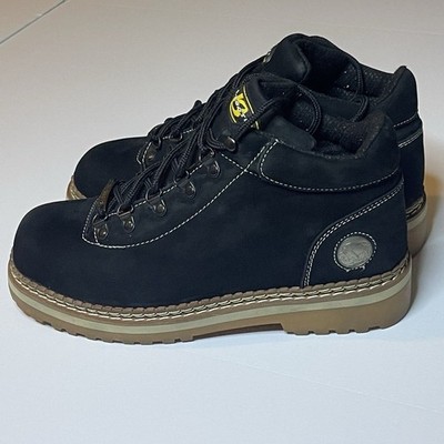 Buffalino B Boots Men\'s Black Nubuck lace up Boots SZ10 Rubber soles. Shoes | Buffalino B Boots Mens Black Nubuck Laceup Boots Sz1  main image 3