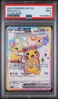 2024 Pokemon Ssp En-Surging Sparks #219 Pikachu Ex Ultra Rare PSA 9