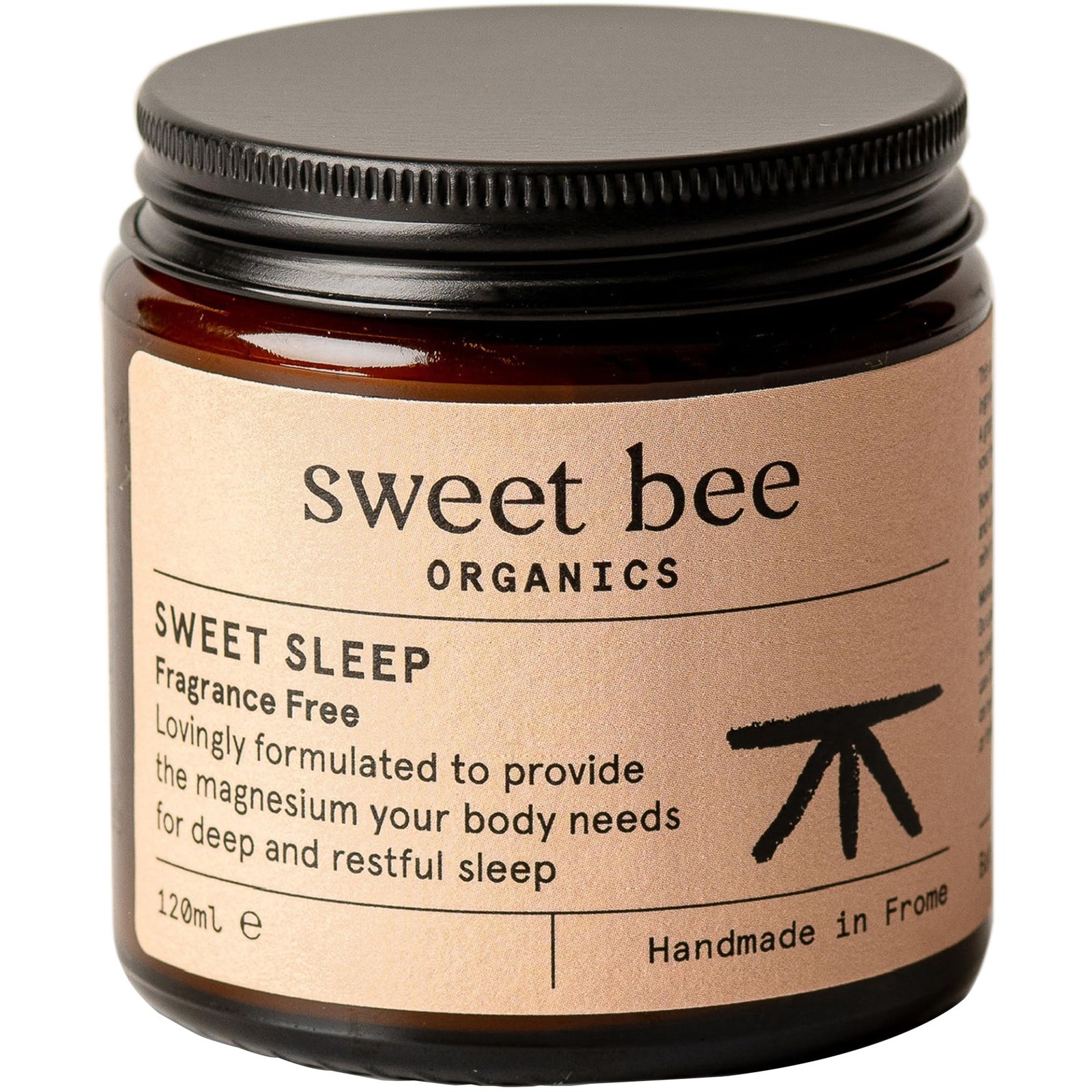 Sweet Bee Magnesium Butter for Sleep and Relaxation | Fragrance Free Magnesiu...