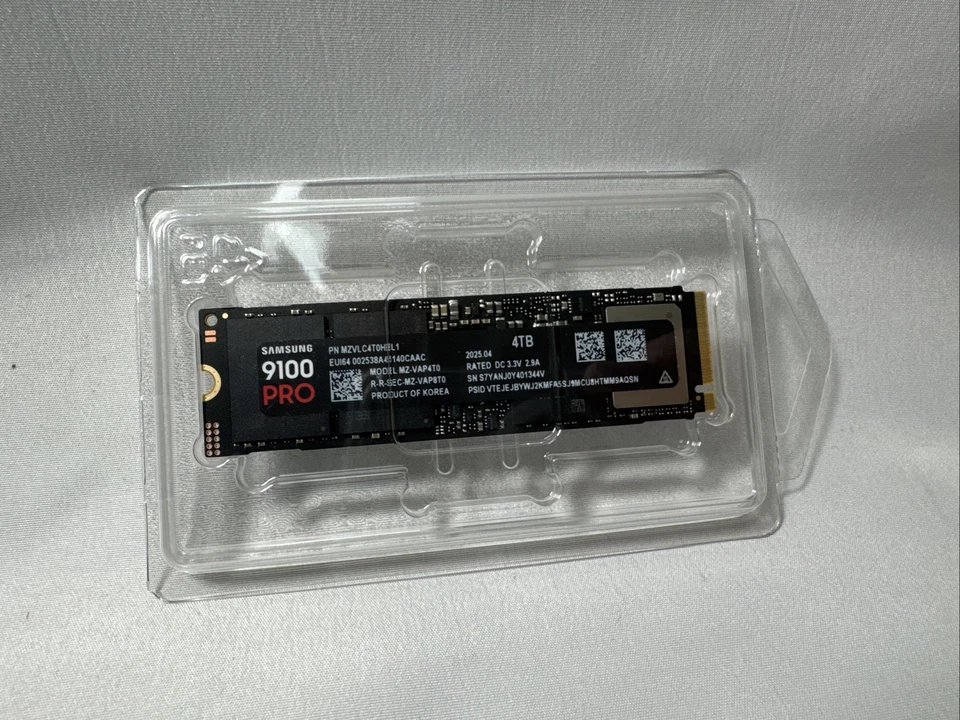 SAMSUNG SSD 9100 PRO 4TB PCIe 5.0x4 M.2 2280 Speeds Up to 14,800MB/s NEW NO BOX - Image 3 of 3
