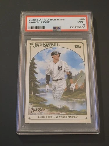 2023 Topps X Bob Ross Aaron Judge #86 PSA 9