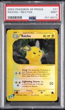 2003 POKEMON SKYRIDGE #27 RAICHU-REVERSE FOIL PSA 9 on eBay