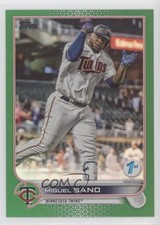 2022 Topps Series 1 1st Edition Green 147/150 Miguel Sano #123 0c2