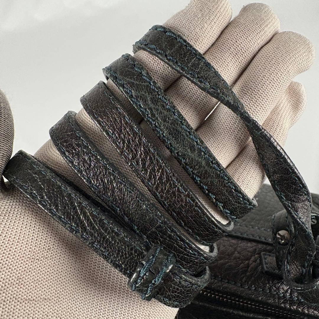 Givenchy Pandora Mini Leather Shoulder Bag in Black thumbnail 13