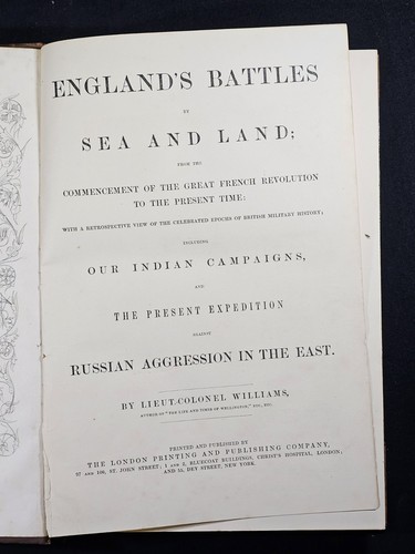 um 1850 4 Bde in 2 Englands See- & Landschlacht ENG PLATTEN KARTEN 4to ILLUSTRIERT - Bild 8 von 22