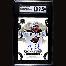 2020-21 UD THE CUP #SR-RS SIGNATURE RENDITIONS RYAN SUTER SGC 9.5 AUTO 10 WILD
