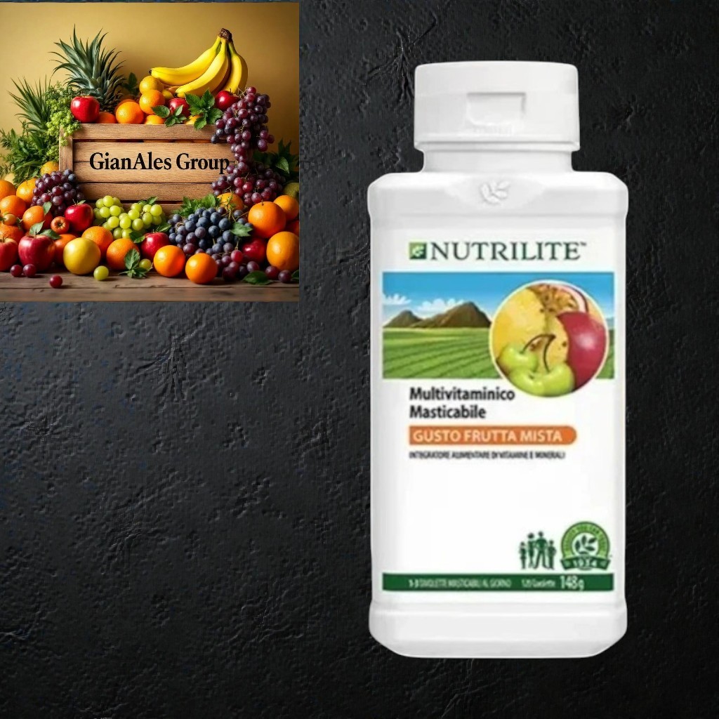 Nutrilite Masticabile 120 Tavolette Multivitaminico Amway per la Famiglia