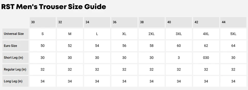 Motorcycle Leather Trousers RST TOUR1 Touring Black Regular Leg 3005 - Image 3 of 3