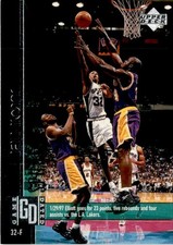 Upper Deck Game Day Sean Elliot San Antonio Spurs Basketball Card