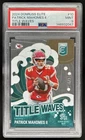 2024 Panini Donruss Elite Patrick Mahomes II Title Waves #/349 Chiefs PSA 9