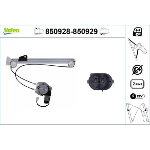 1X Fensterheber Valeo 850928 Passend FüR BMW-image