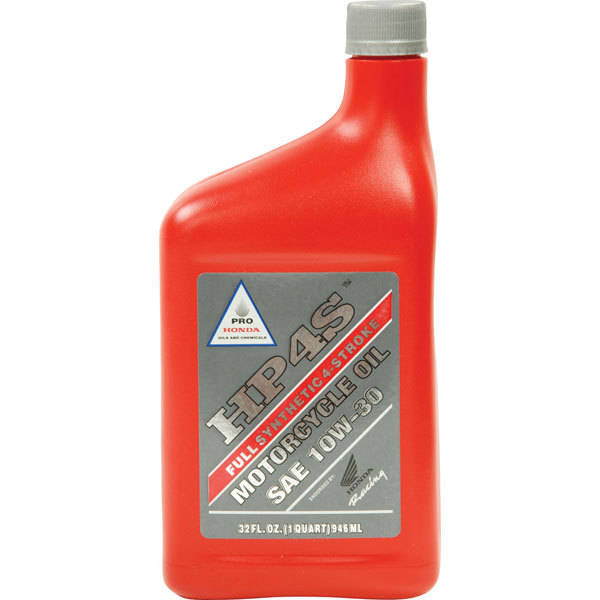 8 (32 FL OZ) BOTTLES HONDA HP4S 4-STROKE MOTORCYCLE OIL 10W-30