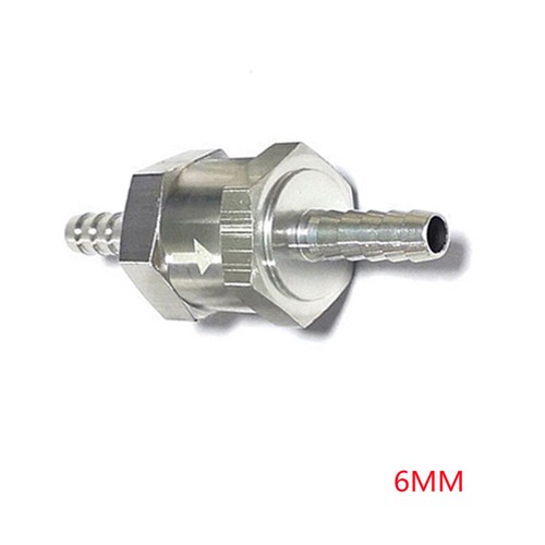For Gas or Diesel fuel 6mm Silver 1x One way Check valve Non Return Inline - Picture 5 of 6