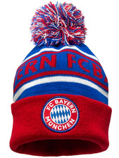 New Fan Ink FC Bayern Munich Blue Winter Pom Pom Beanie Hat Adult OSFM Soccer