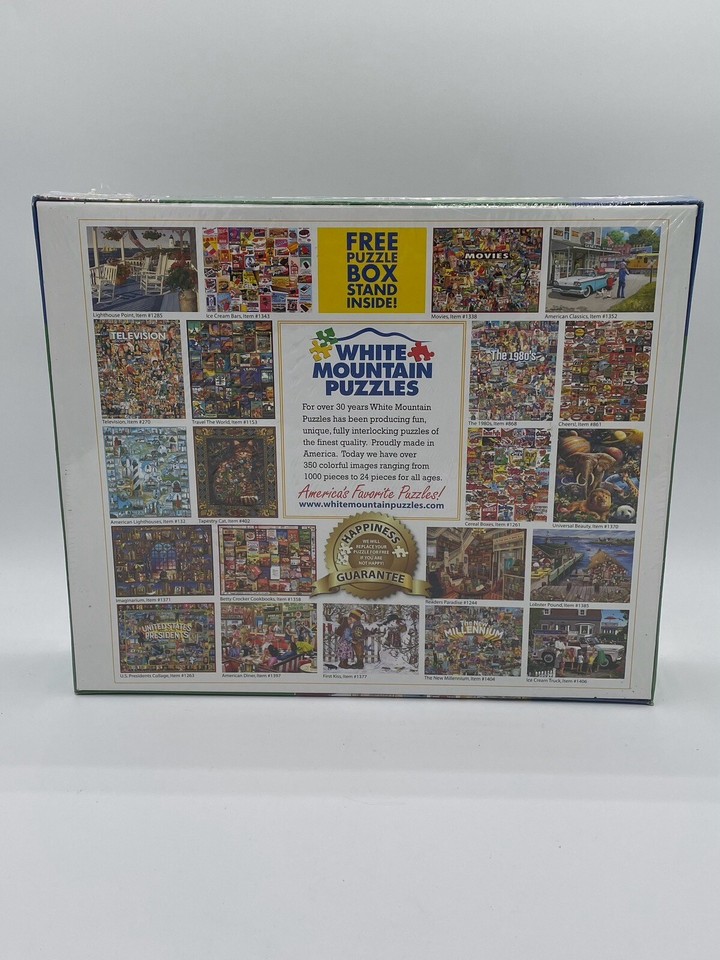 White Mountain Puzzle I Love Martha's Vineyard – 1000 Pezzi, Poster Incluso, Prodotto Negli USA, Idea Regalo