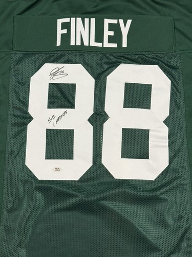 JERMICHAEL FINLEY SIGNED AUTO CUSTOM GREEN BAY PACKERS SIGNED JERSEY W/ PSA - Picture 2 of 4