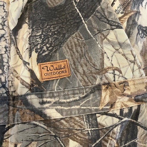 Walls Outdoors Insulated Coverall RealTree Camo Hunting Jumpsuit XLarge - Picture 3 of 12