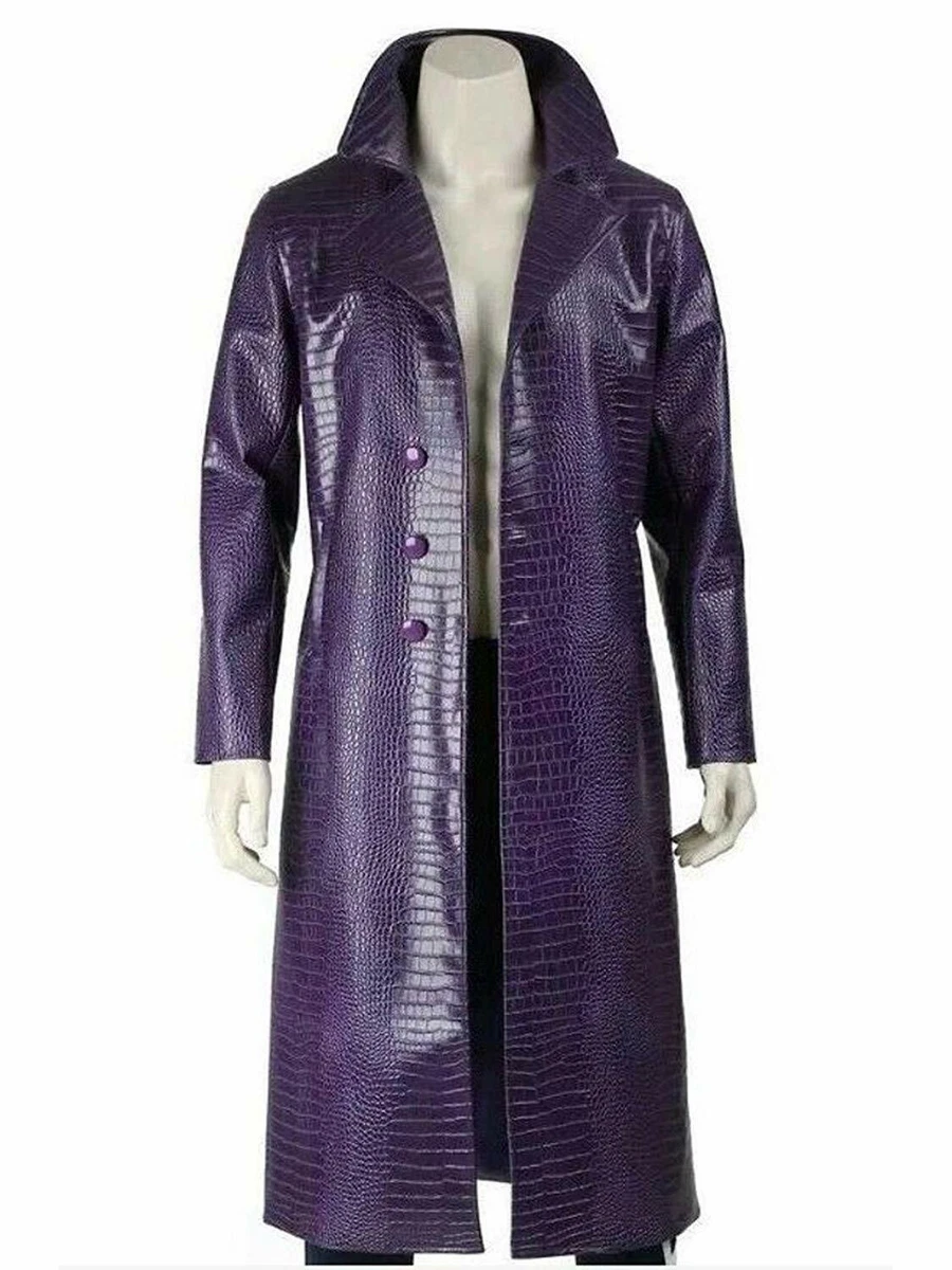 Joker trench coat suicide squad sale