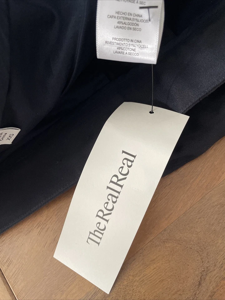 Calça Equipment The Original Tamanho XXS (medidas 32x28) Azul Marinho Ajustável - Imagem 4 de 4