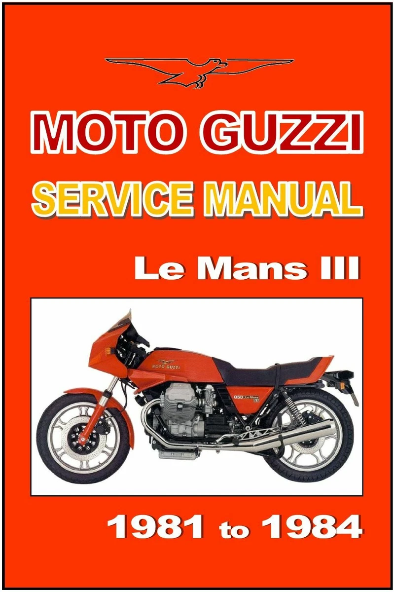 25+ Moto Guzzi Motorcycle Repair Manuals & Literature for sale