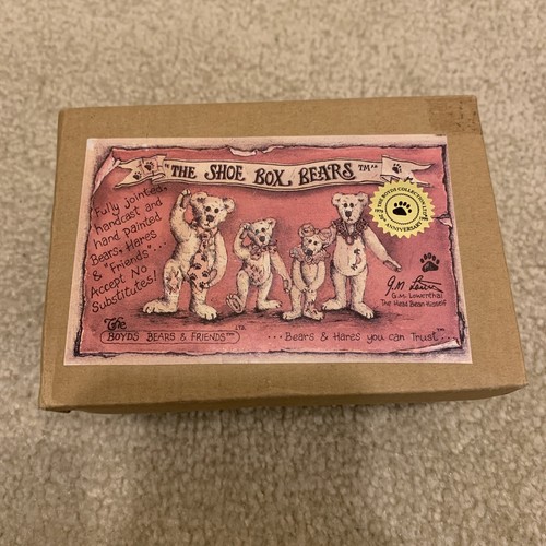 The Show Box Bears Ivy Mooselbeary Teddy Bear Figure Boyds Bears 1999 #3216