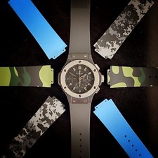 New Unworn Horus Rubber Silicon Straps for Hublot Big Bang 44mm