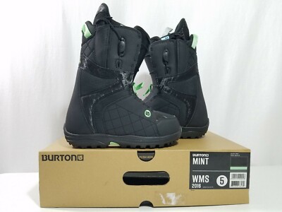 Burton Mint 2016 Womens Black Snowboard Boots Size 5 | eBay