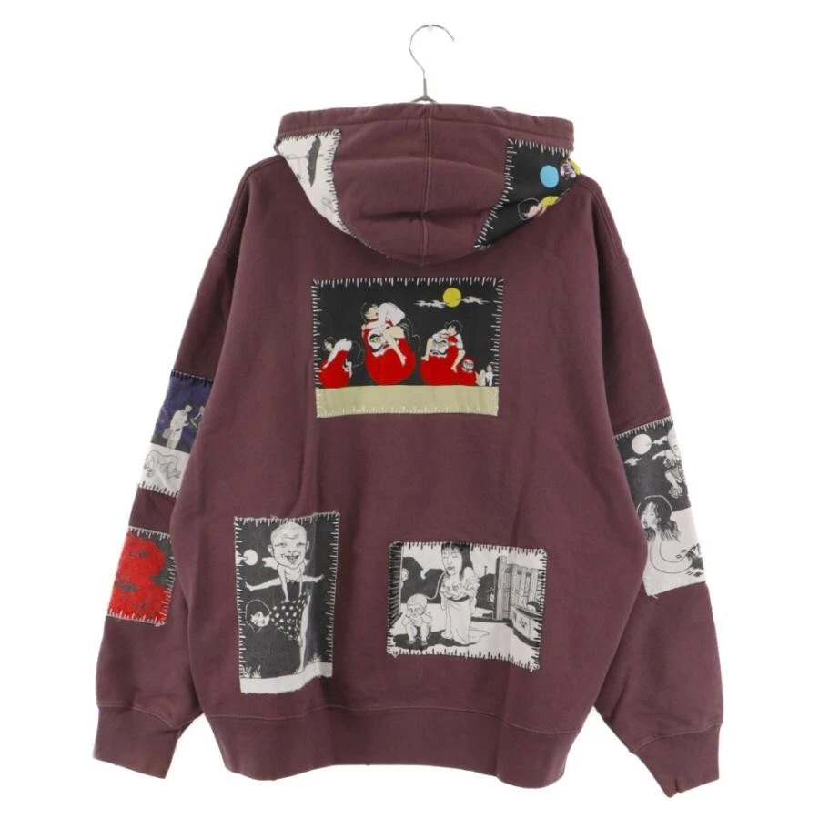 Sweat à capuche Supreme Toshio Saeki violet clair S du Japon